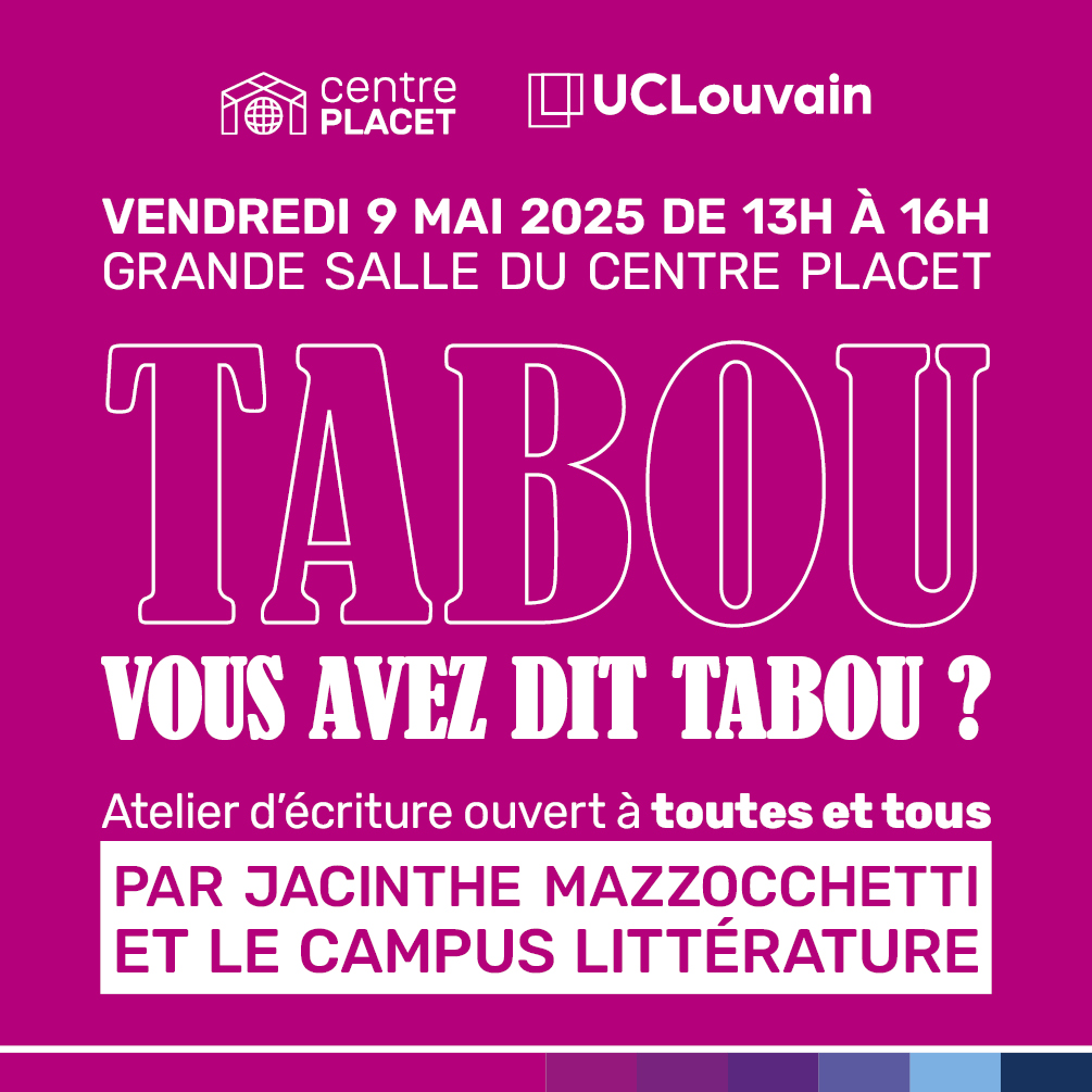Atelier d'écriture : Tabou, vous avez dit tabou ?