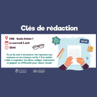 Atelier clés de rédaction