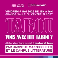 Atelier d'écriture : Tabou, vous avez dit tabou ?