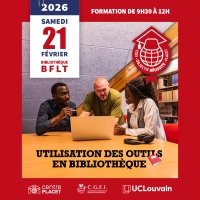 Utilisation des outils en bibliothèque