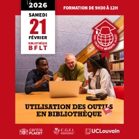 Utilisation des outils en bibliothèque