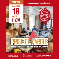 Prise de parole : présentation orale des travaux