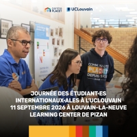 Journée des étudiant·es internationaux·ales à l'UCLouvain