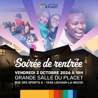 Soirée de rentrée du Centre Placet